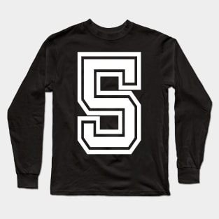 Numbers 5 for a sports team, group, or community Long Sleeve T-Shirt